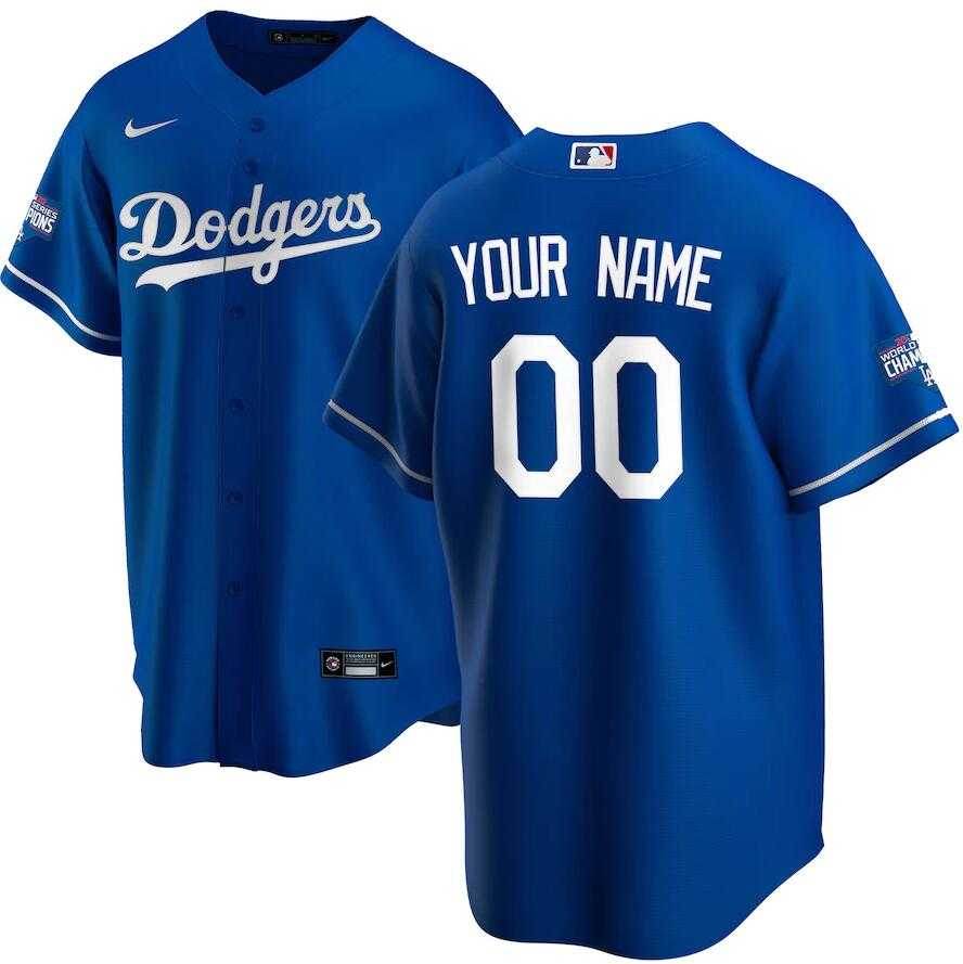 Customized Men & Women & Youth Dodgers Royal Nike 2020 World Series Champions Cool Base Jersey,We sell and wholesale Customized Men & Women & Youth Dodgers Royal Nike 2020 World Series Champions Cool Base Jersey on line form chian!